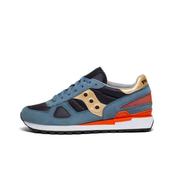 Saucony Shadow Original Running Shoes Men Low-Top Blue/Black/Orange