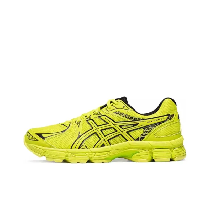 Asics Gel Exalt 2 Slip Resistant Breathable Low Top Running Shoes Men's Yellow Black-0
