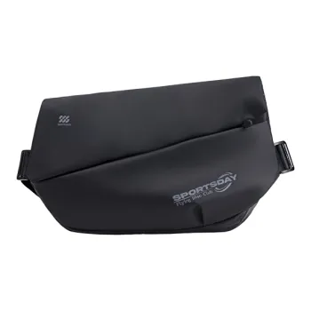 HLA Polyester Crossbody Bag, Sling Bag, Backpack, Messenger Bag, Shoulder Bag Men's Black