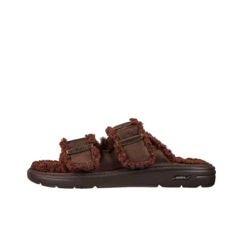 Skechers ARCH FIT LOUNGE Rubber Sole Slip-Resistant Slide Slippers Women's Chocolate