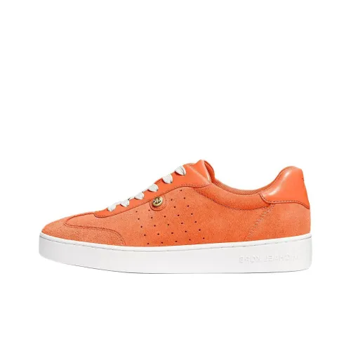 MICHAEL KORS Scotty Low-Top Skateboard Shoes Women's Orange
