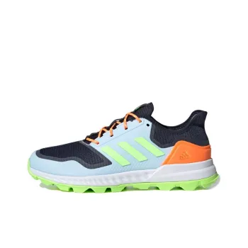 Adidas Adipower Hockey Slip-Resistant Low-Top Training Shoes Unisex Blue Green Orange