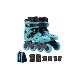 Cyan Shoe Protective Gear Roller Skate Bags Clothing Sets