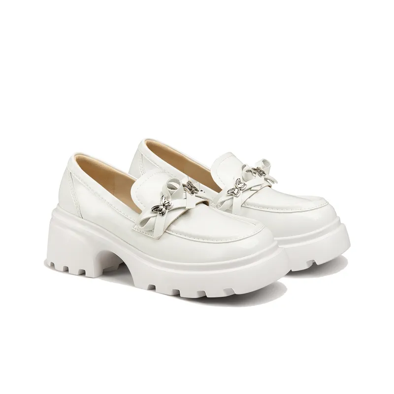 Lily Wei Loafers Women's White-3