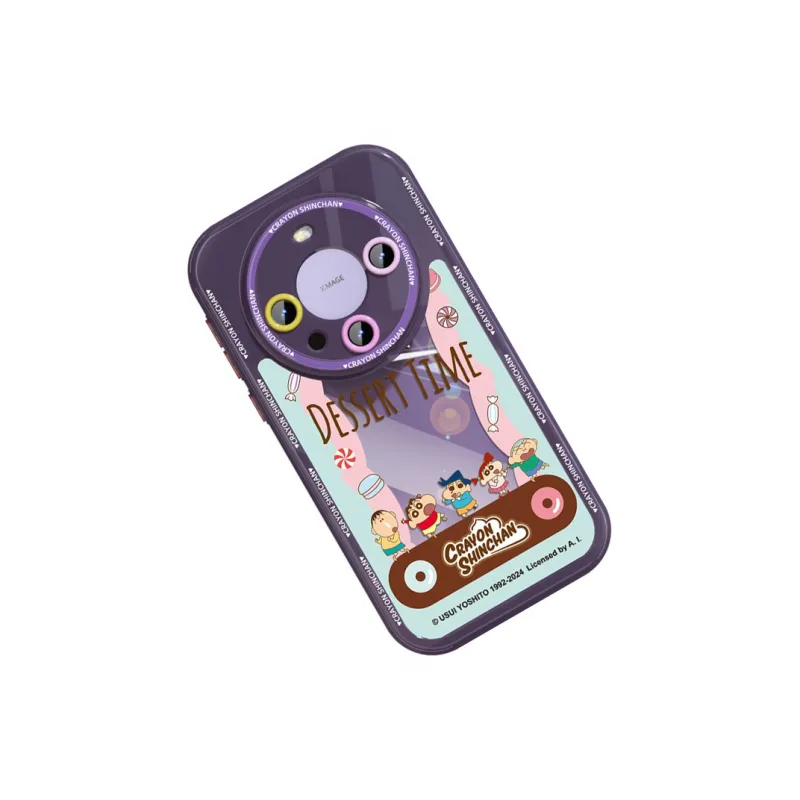 Sen Dog x SHINCHAN Acrylic Material Cartoon Transparent Phone Cases Compatible With Huawei Mate60Pro/50/40-4