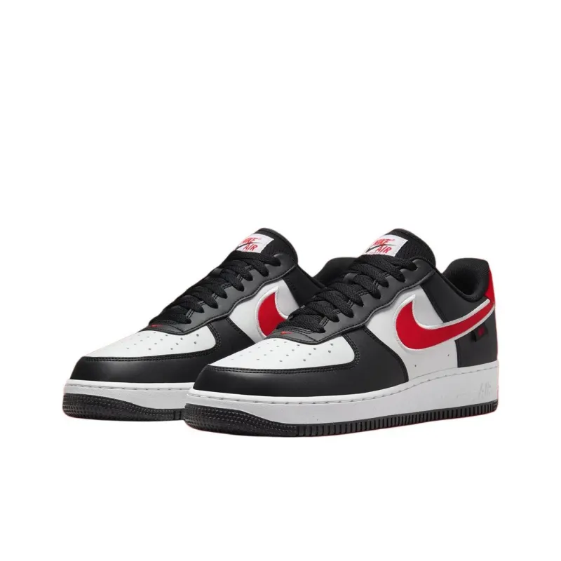 Nike Air Force 1 Low '07 Next Nature Black White University Red-2