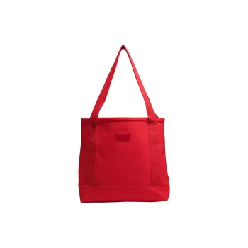 Vans 100% Cotton Tote Bag Shopping Bag Shoulder Bag Handbag One Shoulder Handbag Medium Size Unisex Race Red