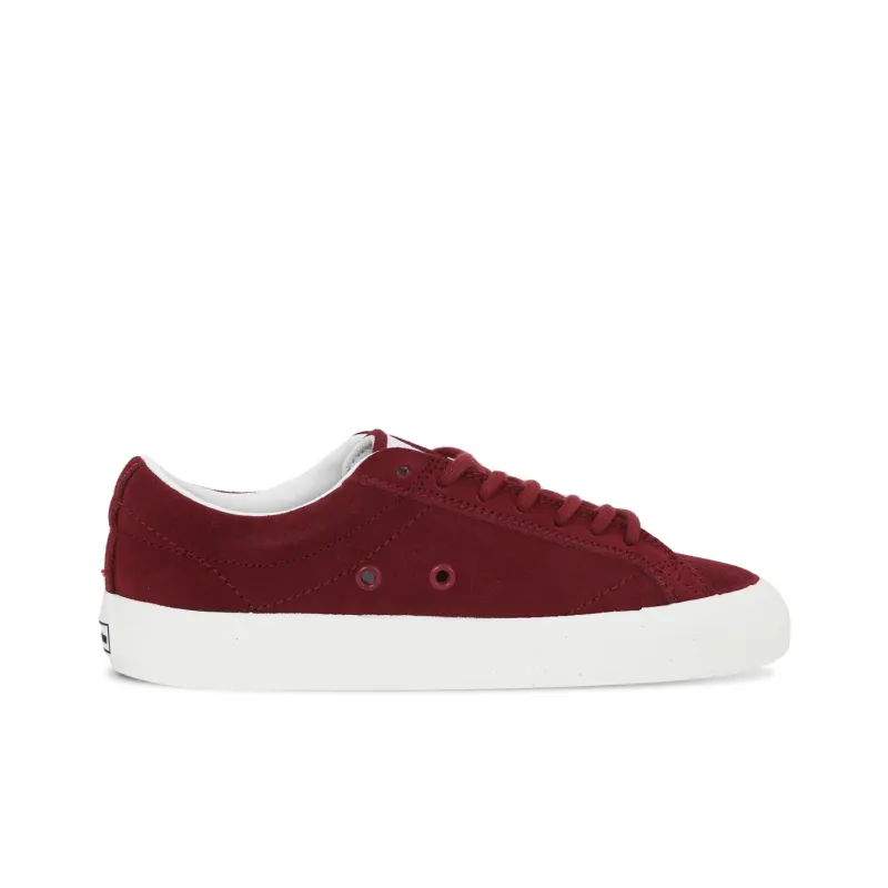 Ollieskate Slip Resistant Cushioning Low Top Skateboard Shoes Unisex Burgundy-1