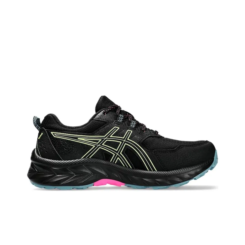 Asics Gel Venture 9 Waterproof 'Black Lime Green' Women's-1