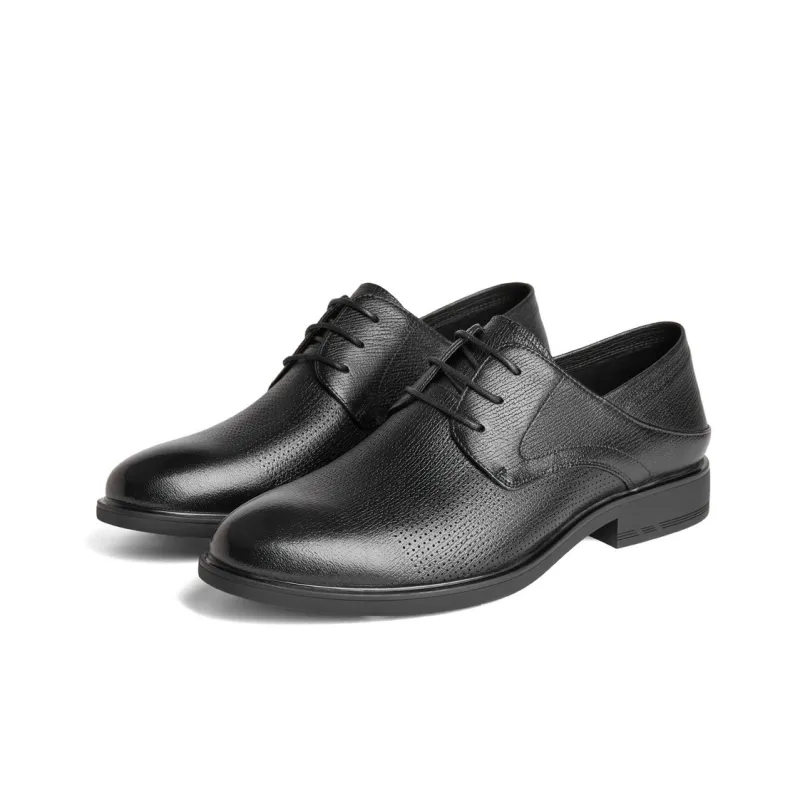 BELLE Dress Shoes Men Low-Top Black-4