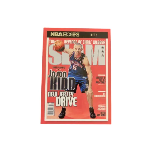 PANINI 2021 22 Hoops Jason Kidd, Jason Kidd, Nets Slam Magazine, Special Card Pass For Top Stars Sports Cards 1 Pc