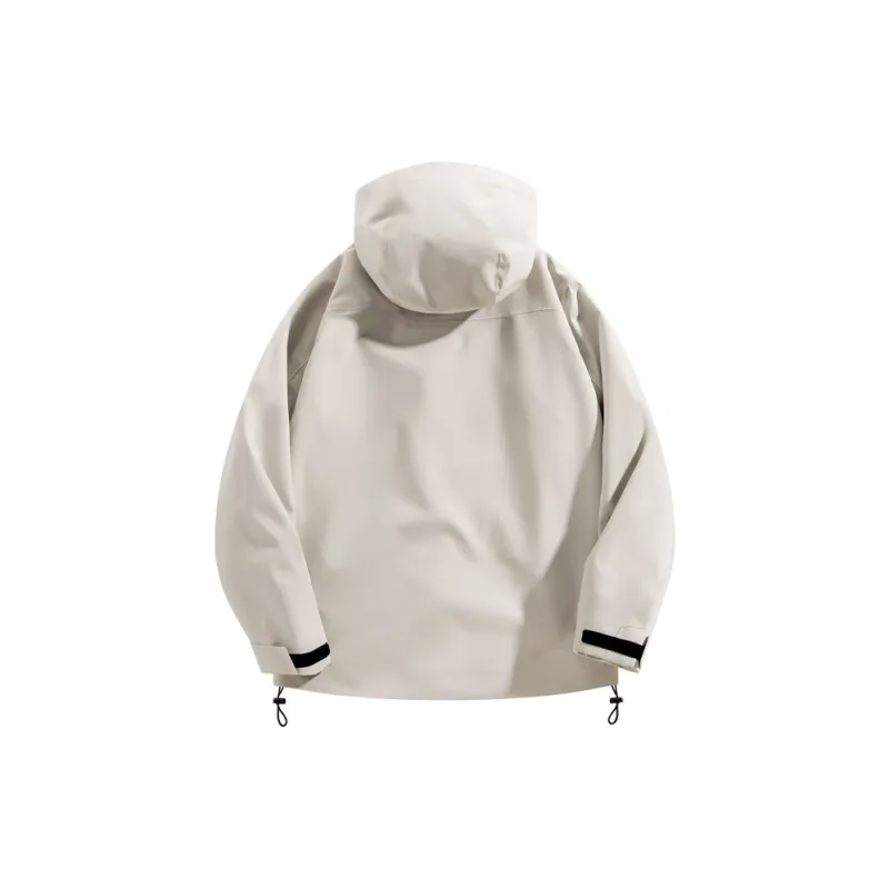 LEAVELAND Water Resistant Windproof Breathable 3 in 1 Windbreaker Jacket Unisex-11