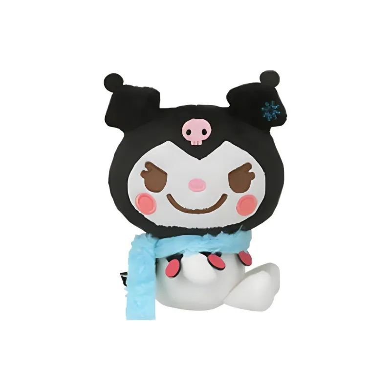 SEGA Scarf Collection Kuromi Sanrio Dolls Plush Pendant 16cm High-2