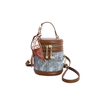 JANE KLAIN PU Bucket Bag, Crossbody Handbag Regular Women's Blue/Black/Brown