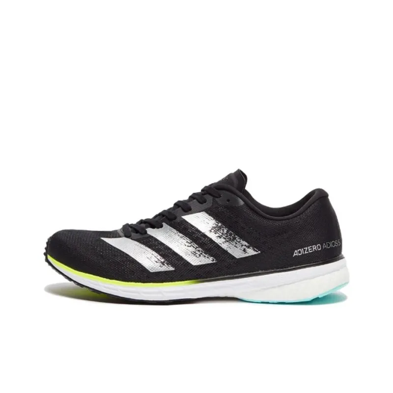 Adidas Adizero Adios 5 Running Shoes Women's Low-Top Black/Silver/White-0