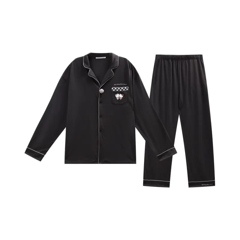 GUKOO x Hello Kitty Pajama Set Men's Graphite Gray-0