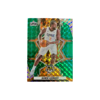 PANINI 2021 22 Mosaic Kawhi Leonard Kawaii Player Card, Passed For Green Fold Star Card Collection Sports Cards 1 Pc