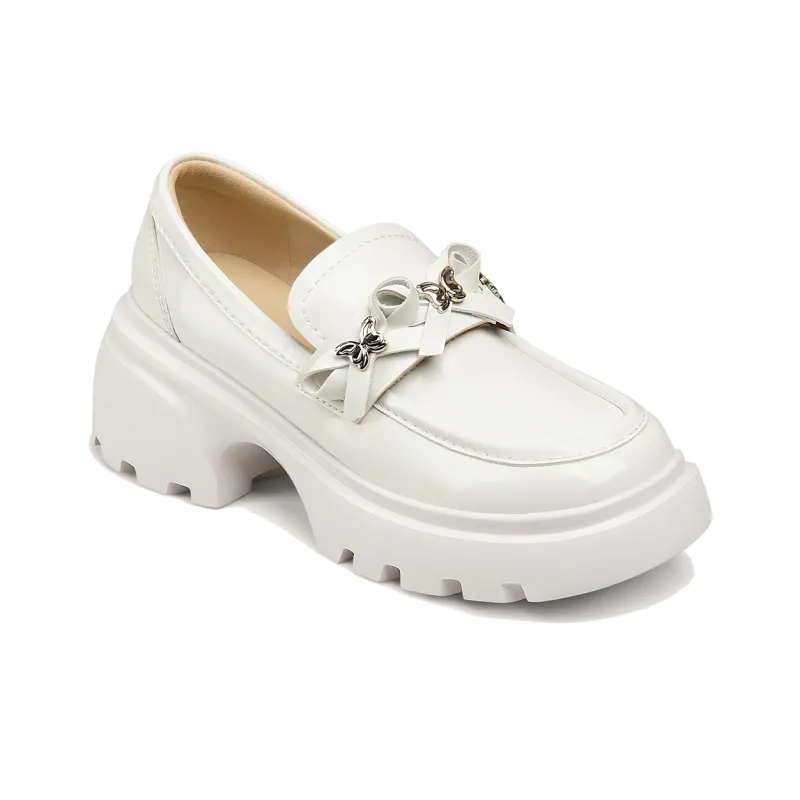 Lily Wei Loafers Women's White-2
