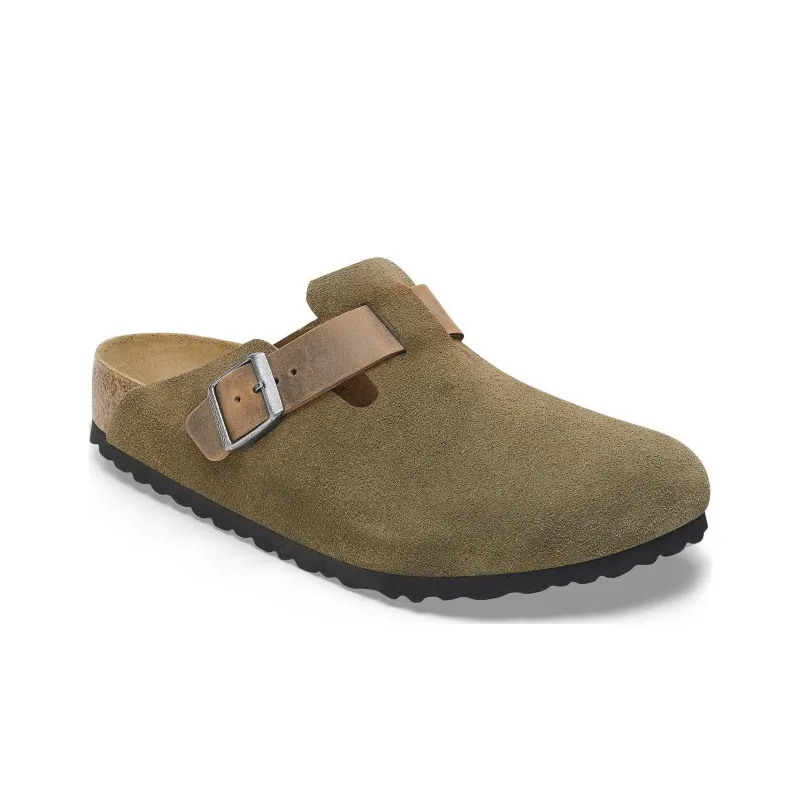 Birkenstock Abrasion Resistant Closed Toe Slippers Unisex Brown-1