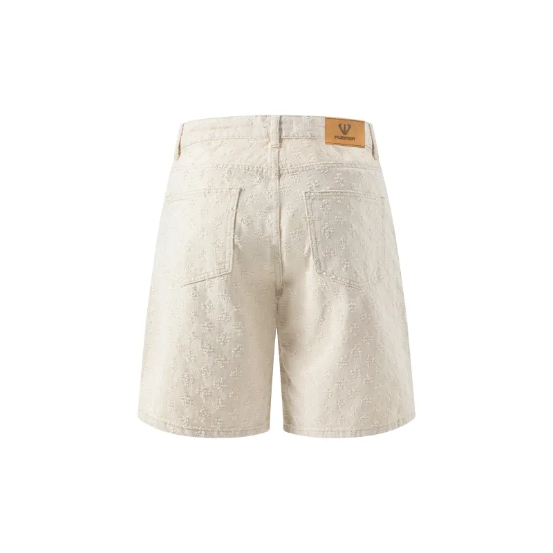 FUERZA Denim Shorts Unisex-1