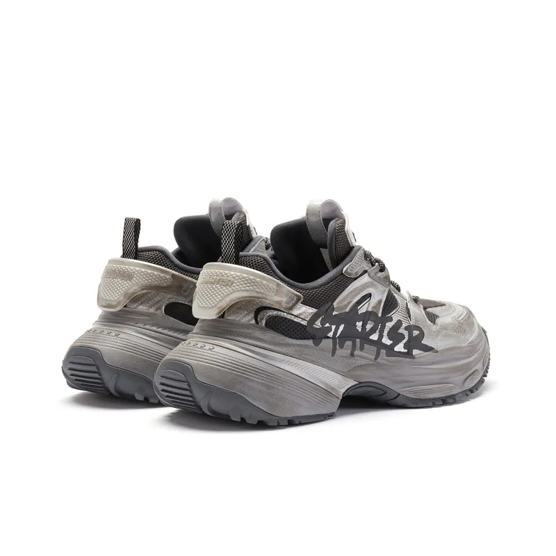 STARTER Remix 2K Coverage Low Top Chunky Sneakers Unisex Gray-3