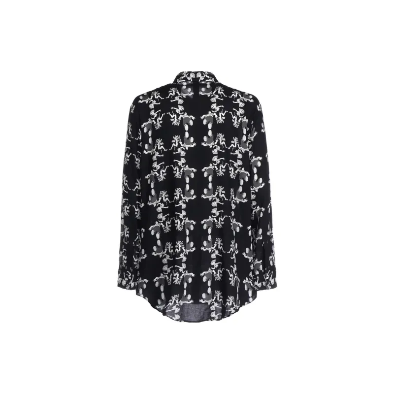 Yohji Yamamoto Superpower Magic Beauty Co branded Edition Shirts Unisex Black-1