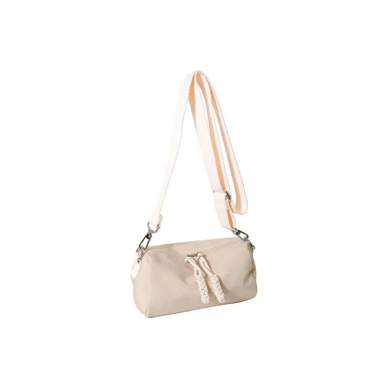 Morellybear Nylon Crossbody Bag Regular Women's Black/White-26