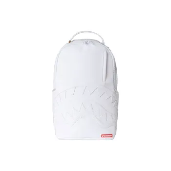 SPRAYGROUND Polyester Backpack Regular Unisex Raw White