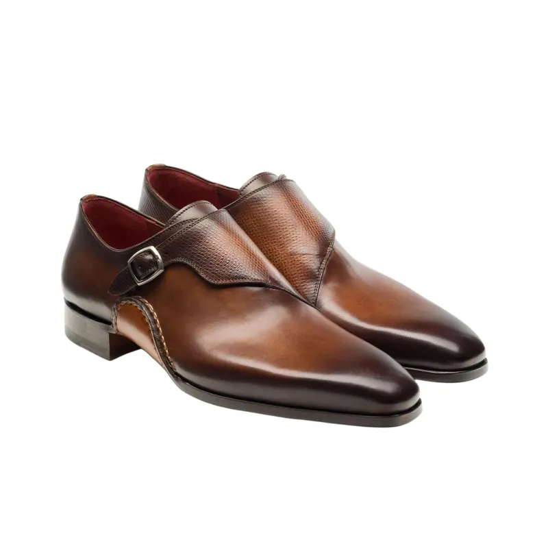 Magnanni Carver Dress Shoes Men's Tan-2