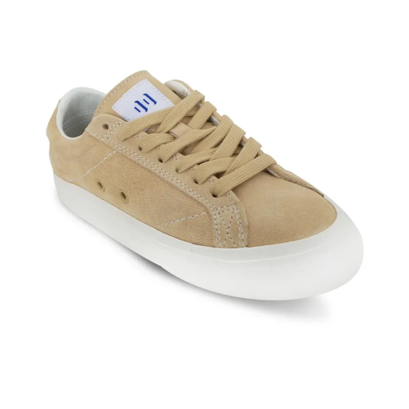 Ollieskate Slip Resistant Cushioning Low Top Skateboard Shoes Unisex Creamy Apricot-2