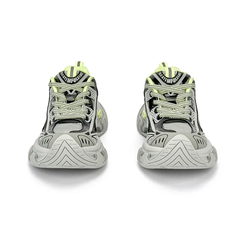NEXT IMPULSIVE Low Top Chunky Sneakers Unisex Asphalt Gray-3