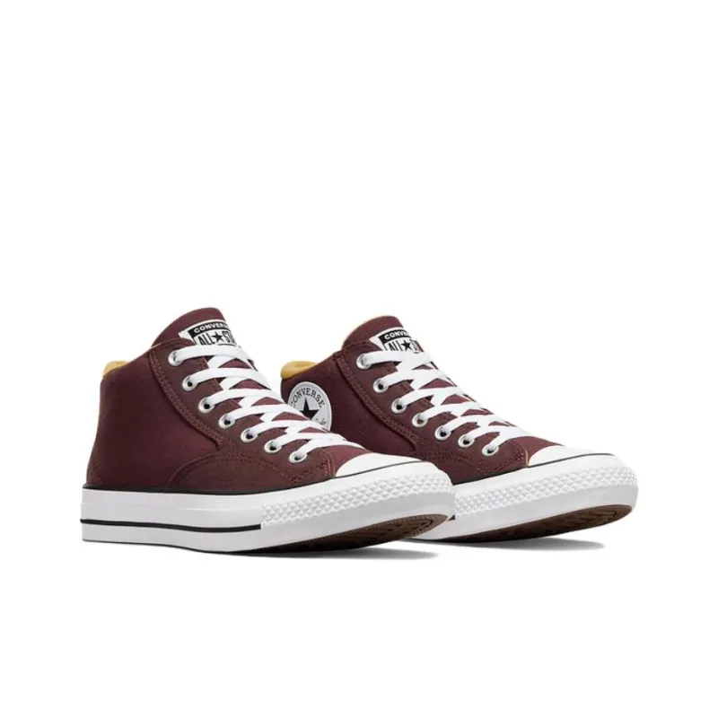 Converse Chuck Taylor All Star Anti-Slip Wear-Resistant Mid-Top Canvas Shoes Unisex Umber White-2