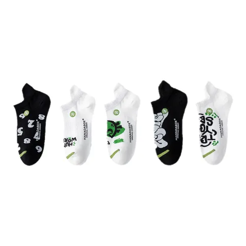 HANADASOX Ankle Socks Women's 5 Pack Mixed Color