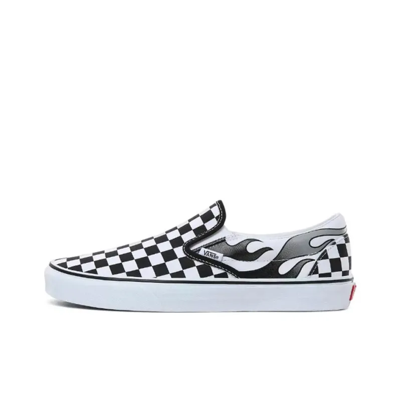 Vans Classic Slip On 'Black True White'-0