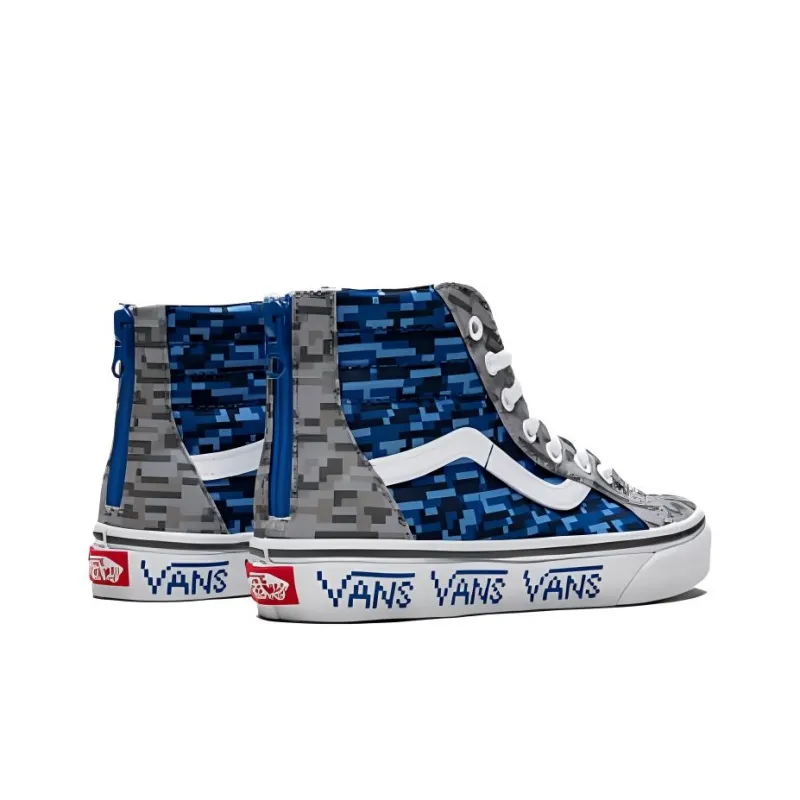 Sk8 Vans Hi Zip Kids 'Digi Earth'-3