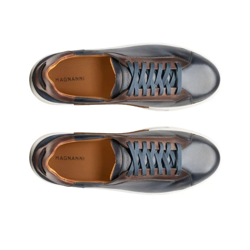 Magnanni Amadeo Low-Top Skateboard Shoes Men's Blue-3