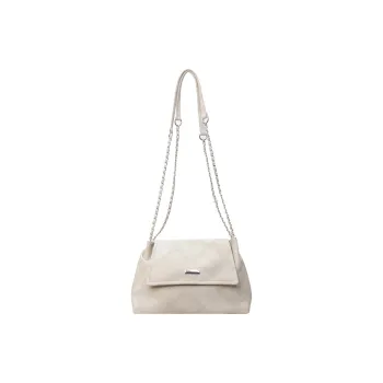 MingLu PU Crossbody Bag Shoulder Bag Women's Dark Tea/Ecru/Blue/Pink
