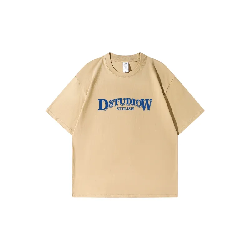 D&W T Shirts Unisex Khaki-1