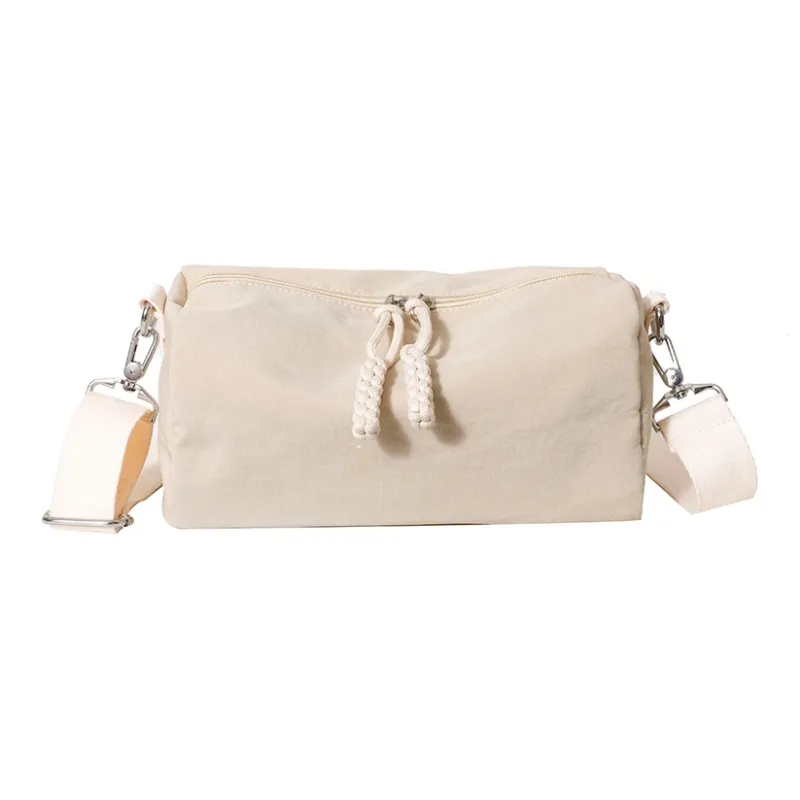 Morellybear Nylon Crossbody Bag Regular Women's Black/White-24
