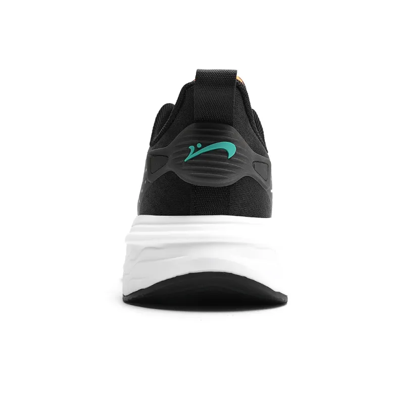 K bird Slip Resistant, Abrasion Resistant, Breathable, Rebound Low Top Running Shoes Men's Black-4