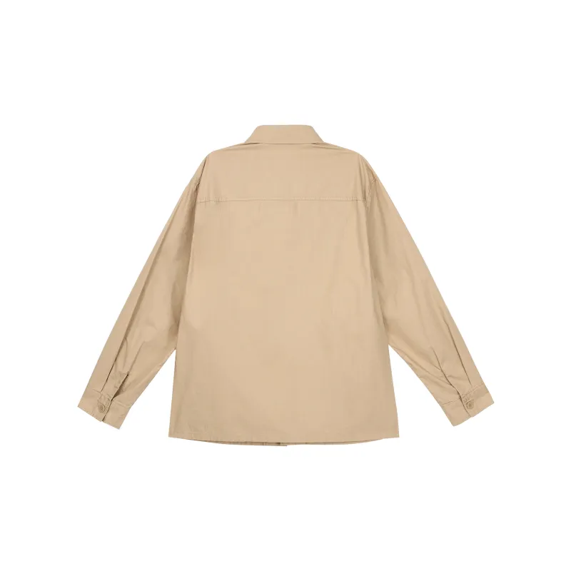 UNIQLO Jackets Coats Unisex Beige-1