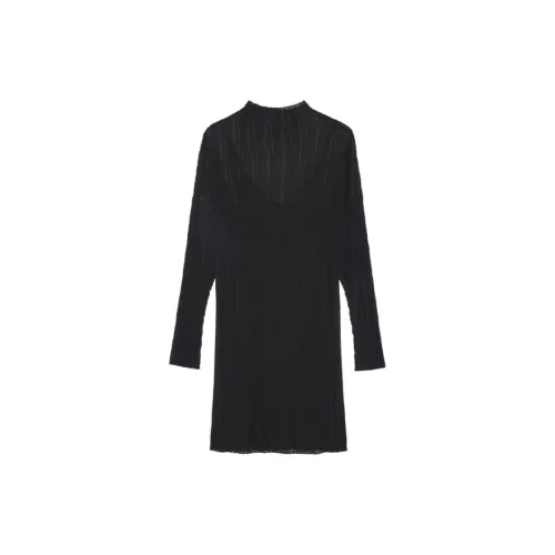 Anine Bing Long-Sleeved Dresses Women's Black