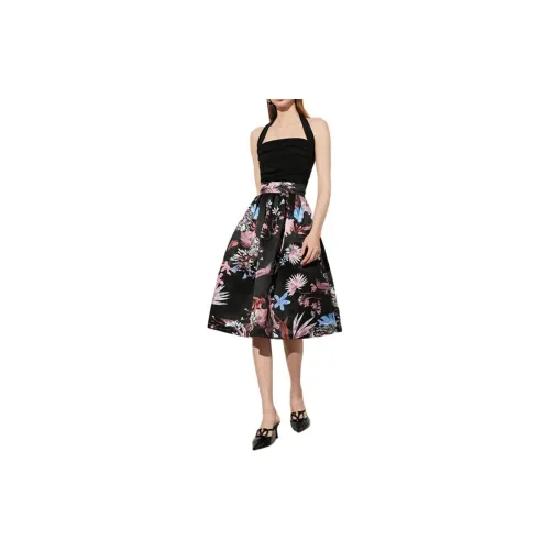 DPLAY Casual Long Skirts Women's Night Monet Garden