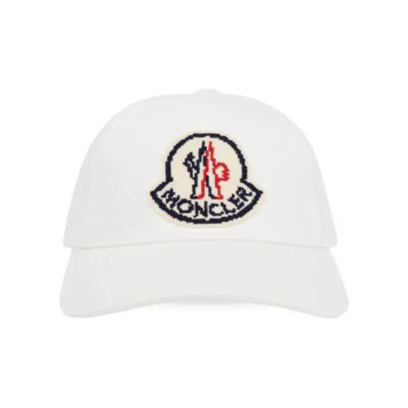Moncler Gabardine Logo Patch Baseball Cap-0