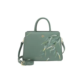 Ancient Yi Xi Cow Leather Cheongsam Shoulder Bag Crossbody Bag Handbag Women's Thousand Years Green