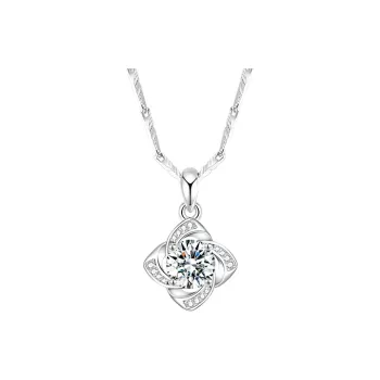 ZSY Sterling Silver Necklaces For Girls Women's