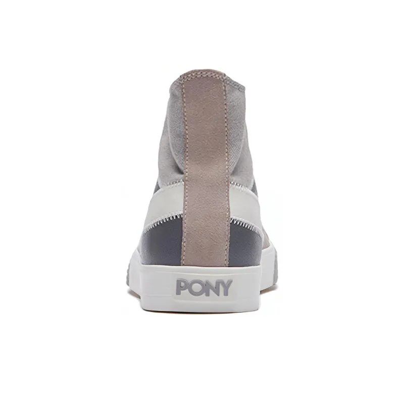 Pony Shooter High Canvas Shoes Grey-3