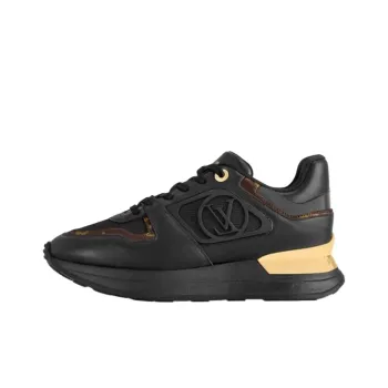 LOUIS VUITTON Neo Run Away Low Top Casual Shoes Women's Black