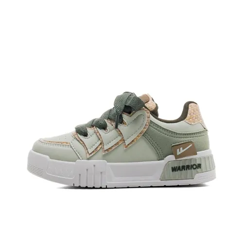 WARRIOR Skateboard Shoes Women's Low-Top Tea Green