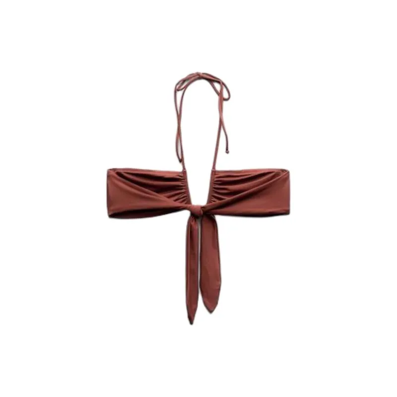 ZARA Bikinis Women's Red Brown-1